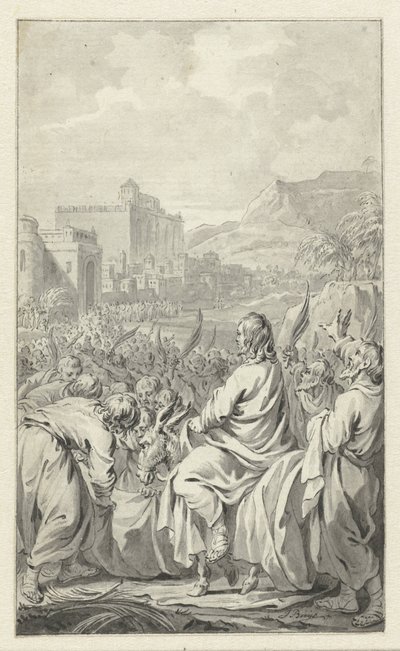 Belépés Jeruzsálembe alkotó: Jacobus Buys