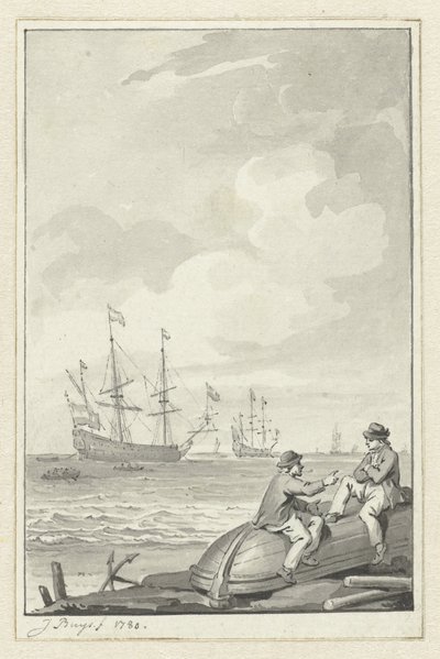 tengeri tájkép alkotó: Jacobus Buys
