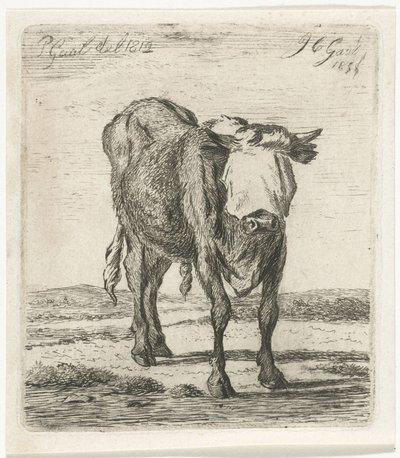Bekötött szemű bika alkotó: Jacobus Cornelis Gaal