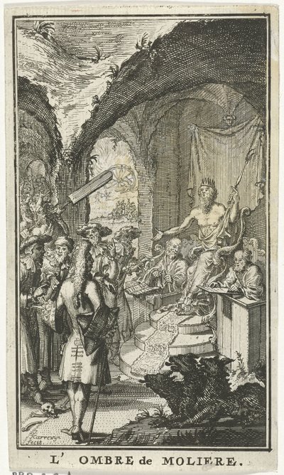 Molière a Plútó bírái előtt L