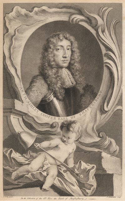 Anthony Ashley Cooper, Shaftesbury grófja alkotó: Jacobus Houbraken