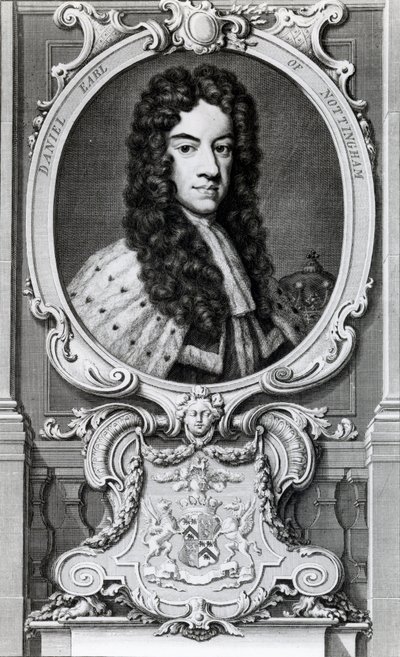 Daniel Finch, Nottingham 2. grófja és Winchilsea 7. grófja (1647-1730) alkotó: Jacobus Houbraken