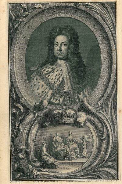 I. György király alkotó: Jacobus Houbraken