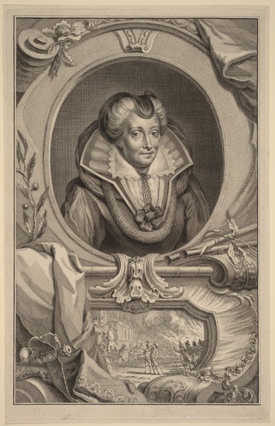 Louise de Coligny alkotó: Jacobus Houbraken