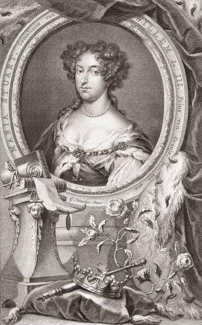 Mária II alkotó: Jacobus Houbraken
