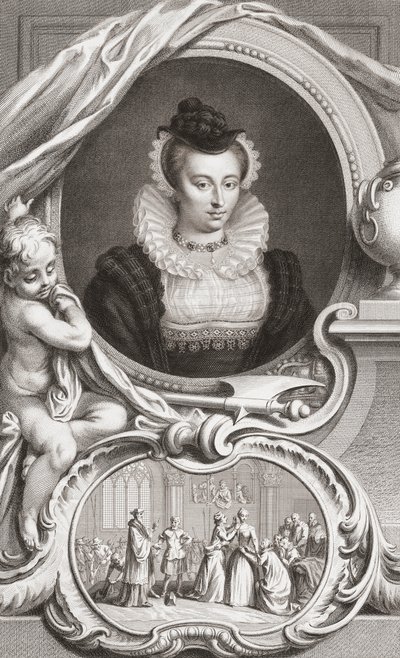 Mária, skótok királynője alkotó: Jacobus Houbraken