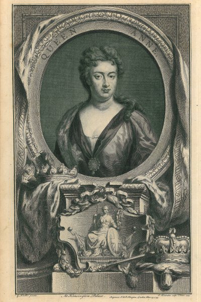 Anna királynő alkotó: Jacobus Houbraken