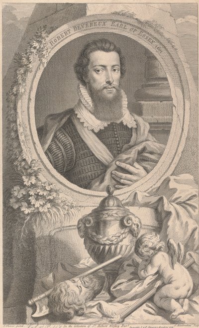 Robert Devareux, Essex 2. grófja alkotó: Jacobus Houbraken