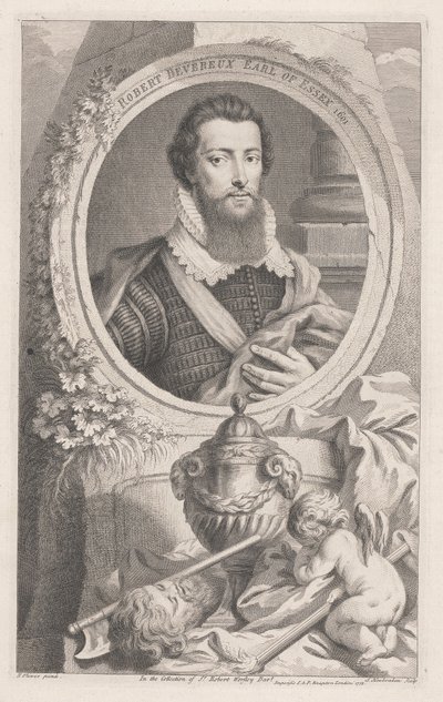 Robert Devereux, Essex grófja alkotó: Jacobus Houbraken