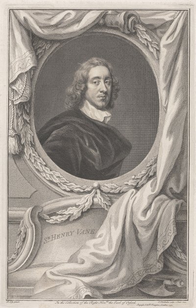Sir Henry Vane alkotó: Jacobus Houbraken
