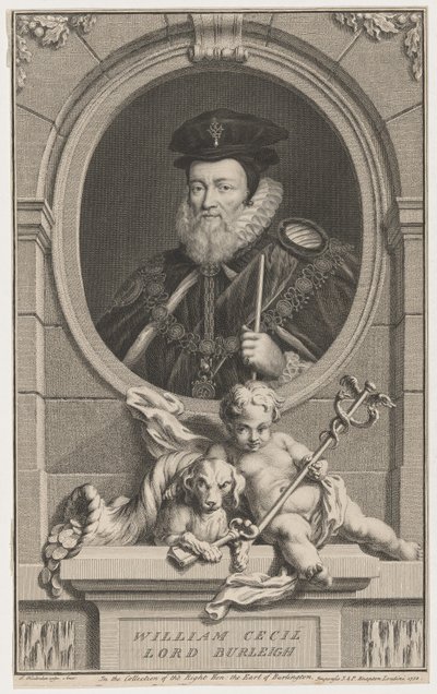 William Cecil, Burleigh lordja alkotó: Jacobus Houbraken