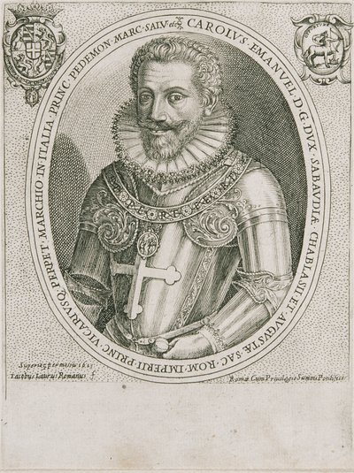 Savoyai I. Carl Emmanuel alkotó: Jacobus Laurus
