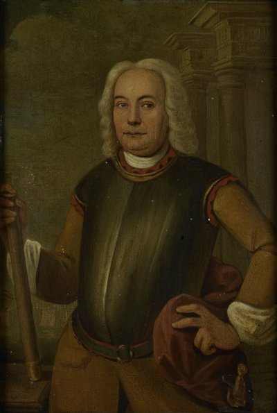 Johannes Thedens, a Holland Kelet-Indiai Társaság főkormányzójának portréja alkotó: Jacobus Oliphant