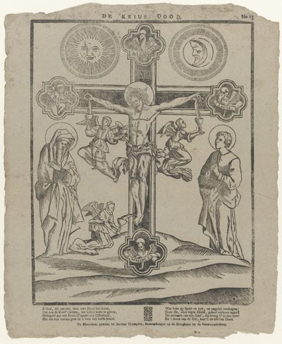 A kereszthalál (cím a tárgyon) alkotó: Jacobus Thompson