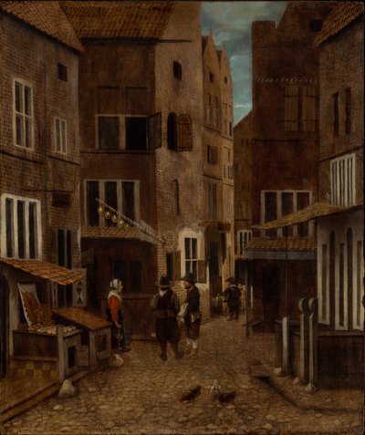 Utcai jelenet alkotó: Jacobus Vrel