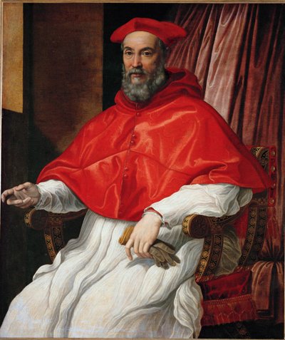 Portrait of a cardinal ... (festmény vászonra) alkotó: Jacopino del Conte
