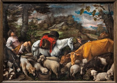 Pastoral (The White Horse) alkotó: Jacopo (1510 92) Bassano