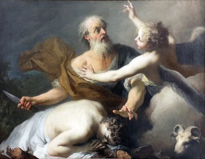Ábrahám áldozata alkotó: Jacopo Amigoni