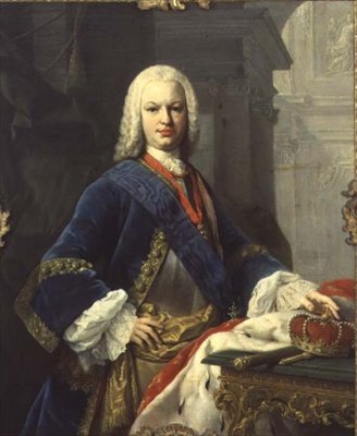 IV. Ferdinando spanyol király (1711-59) portréja (olaj, vászon) alkotó: Jacopo Amigoni