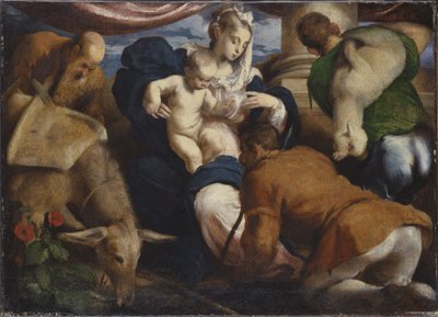 A Pásztorok imádata alkotó: Jacopo Bassano