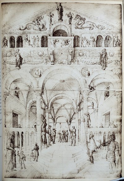 La flagellation du Christ Jacopo Bellini (1400-1470) rajza tollal és tintával 15. századi nap. 0,42x0,28 m Párizs, Musee du Louvre alkotó: Jacopo Bellini