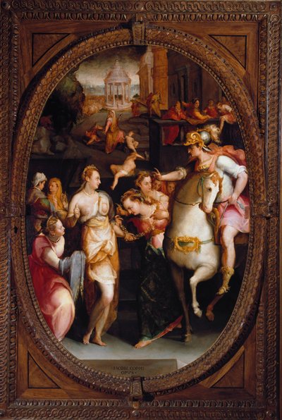 Dareiosz családja Nagy Sándor előtt (festmény alkotó: Jacopo Coppi