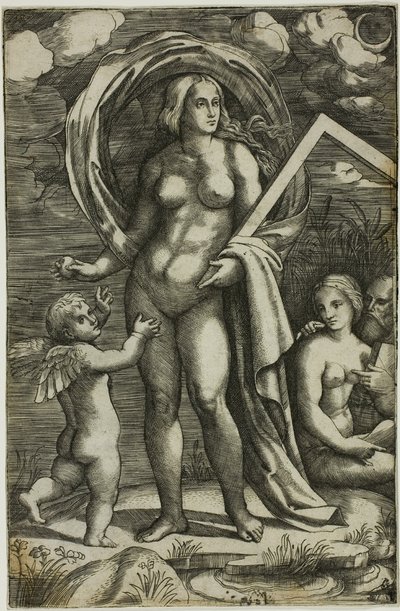 Vénusz és Ámor alkotó: Jacopo Francia