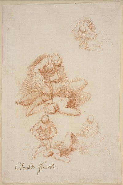 Négy tanulmány Szent Licerius mártíromságáról alkotó: Jacopo Palma