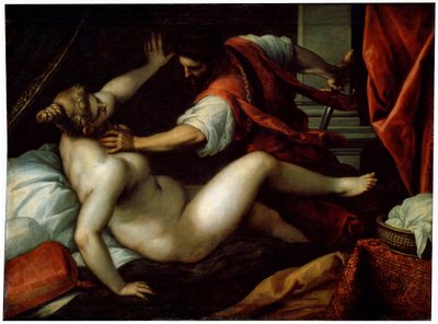 Tarquinius és Lucretia, 16. vagy 17. század eleje alkotó: Jacopo Palma