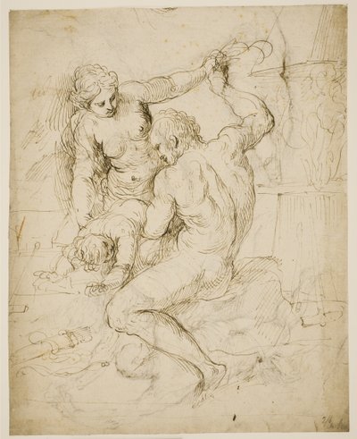 Cupido megrovása alkotó: Jacopo Palma