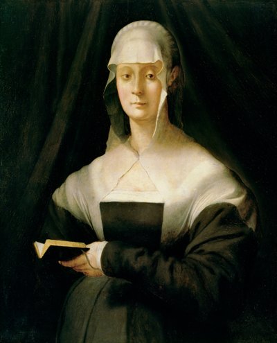 Mária Salviati portréja, 1543 alkotó: Jacopo Pontormo