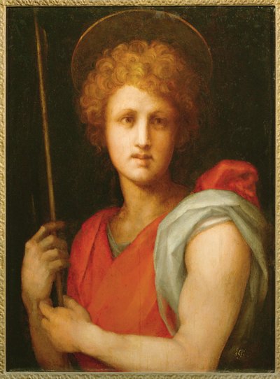 Keresztelő Szent János (festmény, vászon) alkotó: Jacopo Pontormo