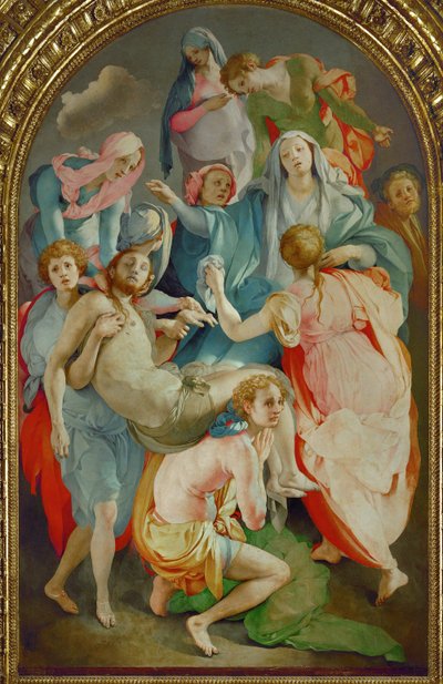 The Deposition (olaj, fa) alkotó: Jacopo Pontormo