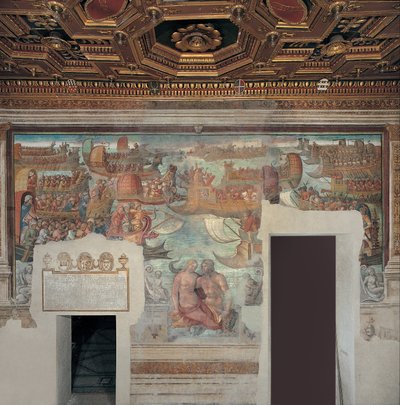 Tengerészeti Harc alkotó: Jacopo Ripanda
