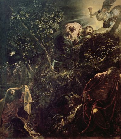 Krisztus a Gecsemáné kertben alkotó: Jacopo Robusti Tintoretto