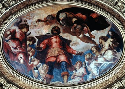San Rocco in Glory, 1564. alkotó: Jacopo Robusti Tintoretto