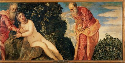 Susanna és a vének alkotó: Jacopo Robusti Tintoretto