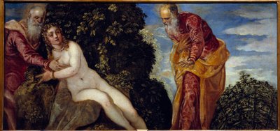 Suzanne és az öregek Jacopo Robusti festménye dit le Tintoret ou Il Tintoretto (1518-1594) 16. század V. 0,58x1,16 m Madrid, Musee du Prado alkotó: Jacopo Robusti Tintoretto