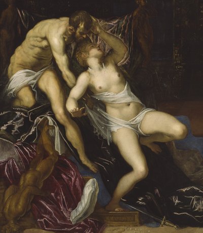 Tarquin és Lucretia, 1578-80 körül (olaj, vászon) alkotó: Jacopo Robusti Tintoretto