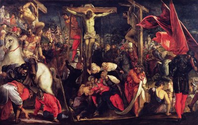 A keresztre feszítés alkotó: Jacopo Robusti Tintoretto