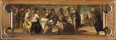 Belsazár ünnepe. alkotó: Jacopo Robusti Tintoretto