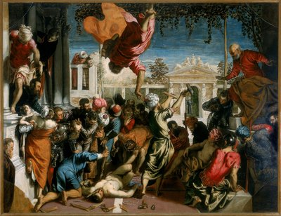 Szent Márk rabszolgát szabadító csodája, 1548 alkotó: Jacopo Robusti Tintoretto