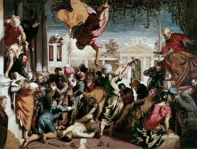 Szent Márk csodája a rabszolga kiszabadításával, 1548 alkotó: Jacopo Robusti Tintoretto