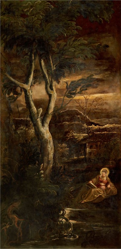 A Szűz olvasmánya, 1583 körül. alkotó: Jacopo Robusti Tintoretto