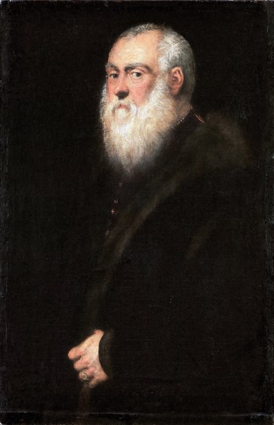 Német: Bildnis eines weißbärtigen Mannes II. Zsigmond király arcképe (1520-1572) alkotó: Jacopo Tintoretto