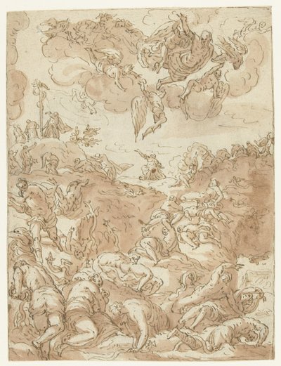 A rézkígyó felállítása alkotó: Jacopo Tintoretto