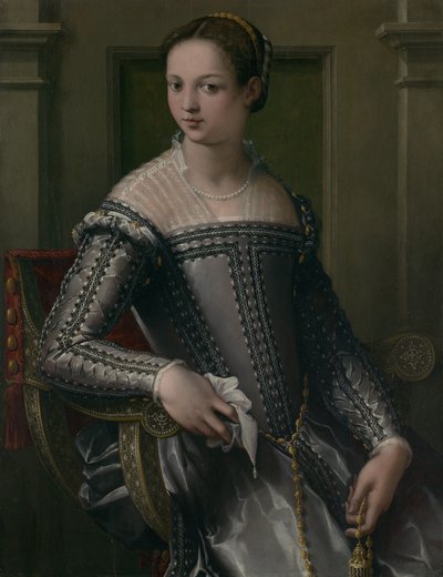 Női portré, 16. század közepe. alkotó: Jacopo Zucchi