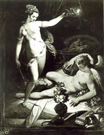 Psyche Meglepő Ámor alkotó: Jacopo Zucchi