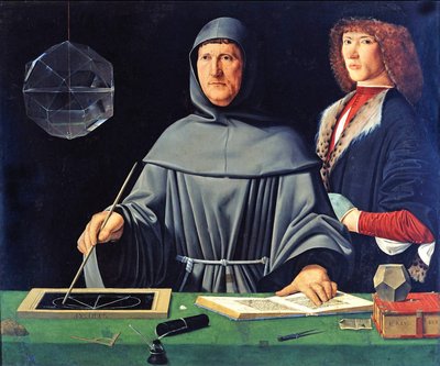 Olasz: Luca Pacioli portréja Luca Pacioli portréja alkotó: Jacopo de