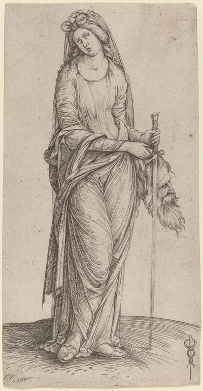 Judith kezében a Holofernész feje alkotó: Jacopo de
